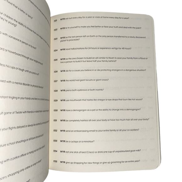 3000 Would You Rather Questions Interactive Book by Piccadilly - Picture 9 of 9